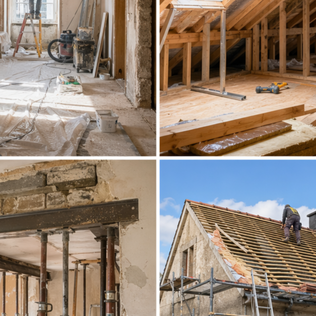 Chantier existant pour Rénovation et transformation