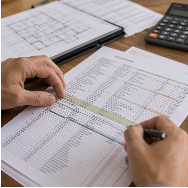 Devis et planning pour Lire un devis de travaux : vérifier contenu, limites et cohérence avant signature