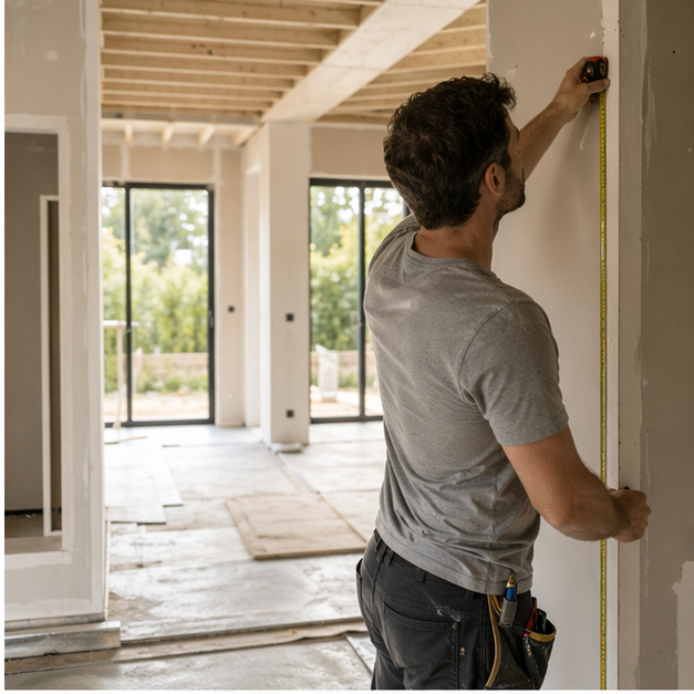 Relevé intérieur pour Surfaces, seuils et fiscalité